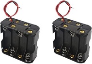 Leadigol Battery Holder Box Both Sides Double Layer Batteries Stack Rechargeable Battery Box 8 AA Ba