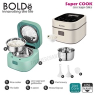 Bolde CELICA Rice Cooker Less Sugar 1,2 L Magic Com Low Sugar Low Carbo Less Carbo Low Sugar Rice Co