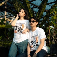 Kimo White Bob Unisex Regular Cut T-Shirt - Cotton Combed 20s with Extra Softener