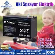 (COD) aki tangki semprot elektrik / aki sprayer elektrik ori /12V 8Ah Baterai Aki Battery Batre Keri