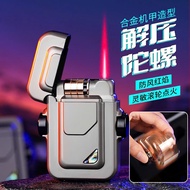 HỘP QUẸT BẬT LỬA CON QUAY CẢM BIẾN 2IN1 SỬ DỤNG NHIÊN LIỆU PIN VÀ GA MỚI LẠ ĐỘC ĐÁO THIẾT KẾ NHỎ GỌN