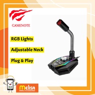 GameNote GK56 USB RGB Gaming Microphone Adjustable neck USB Computer Microphone