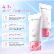 ORIGINAL (ED:15APR2029) ELFORMULA Nia-Ceramide Bright Tone Up Sunscreen SPF 50 PA++++ (30 ML) - 4in1