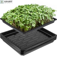 ABABIT 10Pcs Seed Propagation Tray, Plastic Reusable Plant Growing Trays, Sprout Hydroponic Systems 550x285x60mm Durable No Holes Bonsai Flowerpot Tray Soil