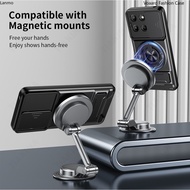 Armor Slide Lens Funda for Motorola Moto G15 Power Case Rotate Magnetic Ring Cover for Motorola G17 