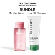 The Originote 2in1 Low pH Cicamide Cleanser + Hyalurose Micellar Water - Big size low pH gentle clea