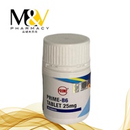 PRIME PRIME-B6 25MG TABS 90S EXP11/2027