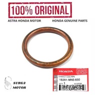 Gasket Exh Pipe Motor New CBR 150R K45G Mega Pro CRF 150L 18291MN5650 18291-MN5-650 original Honda A