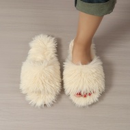 Cotton slippers, winter long-furry slippers, women's indoor furry slippers2025New Spring and Autumn 
