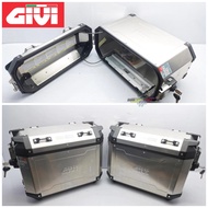 BOX GIVI ORIGINAL SIDE BOX COMPLETE SET  Versys 650 2010-2014 Monorack Bracket ACCESSORIES MOTOR KAW