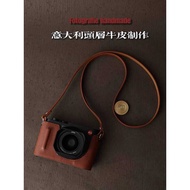 LEICA LEICA LEICA Q3 43 apo/Q1/Q2/Q3 Handmade Genuine Leather Protective Case Leather Case Base Came