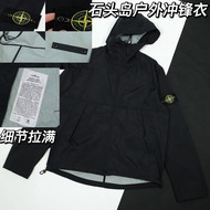 in stock Ready Stock Stone island Original Outdoor Sports Windproof Jacket Waterproof Jacket with Zi