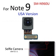 กล้องหลักมองหลังหลังสำหรับ Samsung Galaxy Note 9 8 N960 N950ด้านหน้า Selfie กล้องที่ส่วนสายเคเบิลที่หักงอได้
