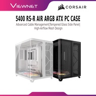 Corsair 5400 RS-R Air ARGB ATX Mid Tower Case Tempered Glass High Airflow RGB Gaming PC Case