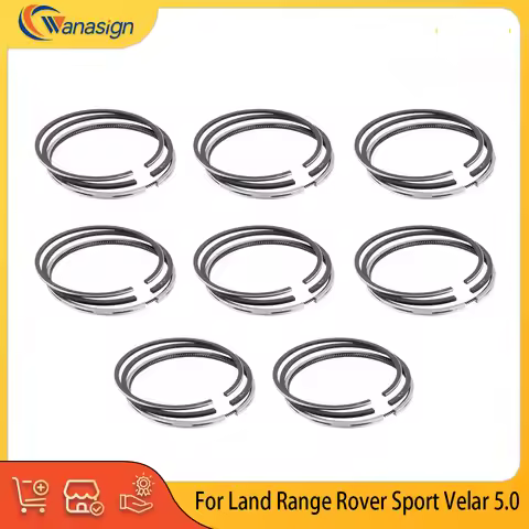 Engine Parts Piston Rings Set Fit 5.0 L V8 Gas AJ133 508PN 508PS For Land Range Rover Sport Velar 5.