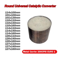 Catalytic Converter 200 CPSI Universal Honeycomb Catalytic Converter Metallic Catalyst Exhaust Filte