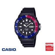 CASIO นาฬิกาข้อมือ CASIO รุ่น MRW-230H-1E2VDF สายเรซิ่น สีดำ