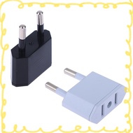 LEFT 2Pcs EU Adapter Travel Converter Adapter American China US To EU Plug Euro Plug Electrical Adap