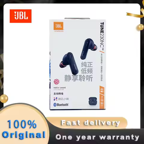 Original JBL Tune 230NC TWS Wireless Bluetooth Headphones jbl T230NC Sports Game Music Headset Subwo