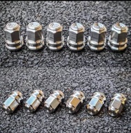 น๊อตล้อรถยนต์ งานCNC สแตนเลส ขนาด M12 เกลียว1.5 เบอร์19 แบรนด์ราชาน๊อต น๊อตล้อรถยนต์