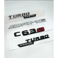 Mercedes Benz AMG Logo AMG Emblem A45 C63s E63 CLA45 GLA45 E63s GLC63 C200 C300 TURBO 4MATIC Logo