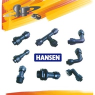 HANSEN PIPE'S FITTING, 25MM, CAN JOINT TO 25MM POLY & HANSEN PIPE