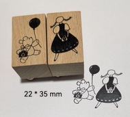 Mật Khẩu Gỗ Mokujing Vintage Basic Function Notebook Border Mật Khẩu Gỗ Trang Trí Văn Phòng Phẩm Đồ