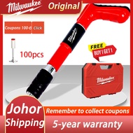 (Free 100pcs Nails) Milwaukee Manual Steel Nail Gun Concrete Rivet Tool Steel Rivet Gun Tufting Dind