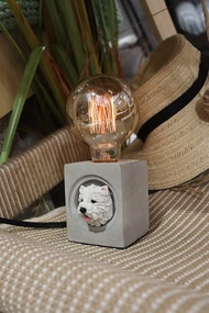 曙MUSE 西莎水泥桌燈 LED燈 鎢絲燈泡 USB燈 擺飾