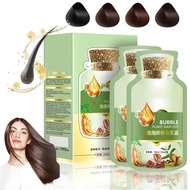 Natural Plant Hair Dye, Botanical Bubble Hair Dye, Bubble Plant Hair Dye, Pure Plant Extract for Gre