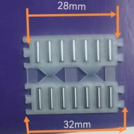 Double Row Flat Linear Needle Roller Bearing Nylon Needle Roller FF2025 FF2535 FF3045 FF3555ZW