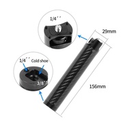 【Deal】 Carbon Fiber Handle Gimbal Grip 1/4  Cold Shoe Mount Adapter For Zhiyun Weebill S Lab Stabili