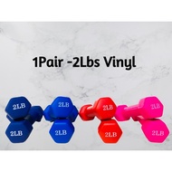 2 LBS X 2PIECES lady dumbbell set exercise equipment workout equipment dumbbell men & women fitness