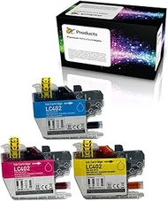 OCProducts Compatible Ink Cartridge Replacement for Brother LC402 3 Pack for MFC-J5340DW MFC-J6540DW