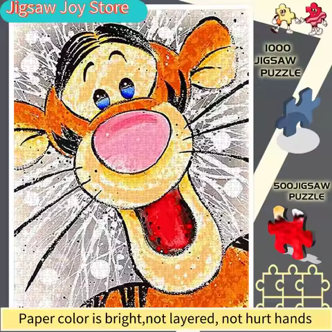 Disney/Disney , Adult Puzzle, Paper Puzzle, DIY Jigsaw Hickey Graphic Cartoon Portrait Suitable for 