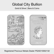 Perth Mint Dragon Rectangular Silver Coin 2023 – 1 Oz