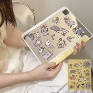 Mirror Case Casing Hard Acrylic Funny Animals Pattern Case Compatible with IPad Mini6 IPad5 6 7 8 9 10 Air3 Air4 Air5 10.9" Pro10.5 IPad10.2" Pro11 Pro12.9 2018 2020 2021 2022