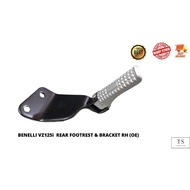BENELLI VZ125I REAR FOOTREST BRACKET RH ORIGINAL