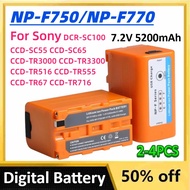 7.2V 5200mAh NP-F750 NP-F770 Battery for Sony DCR-SC100 CCD-SC55 CCD-SC65 CCD-TR3000 CCD-TR3300  CCD