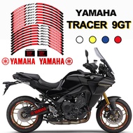 YAMAHA Reflective Wheel Hub Stickers Tracer 9GT Fuel Tank Sticker Waterproof Rim Durable Decals Motorcycle Strip Decoration 17 Inch for YAMAHA Tracer 9GT