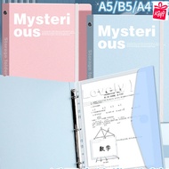 Mysterious File Folder A4/Binder File Folder Storage A4/Inner Refill 4Pcs