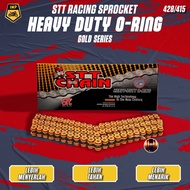 RANTAI MOTOR 415 428 ORI STT RANTAI ORING 415 428 GOLD ~ Y15 RS150 WAVE100 WAVE125 LC135 RXZ RAIDER