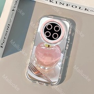 Honor X9C X9B X9A High-value Mirror Silicone New Crystal Pink Jelly Is Fall-proof