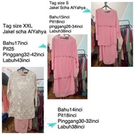 Baju Kurung Preloved Jakel Scha Alyahya dan zoe arissa