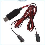 VIVI 9-Volt Batteries By USB Type C Adapter Power Supply for Multimeter Microphone