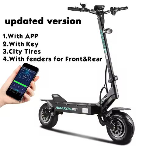 Amakou St500 11inch 10000w 72v 40ah elektroroller Powerful Dual Motors eScooter All Alloy Frame Elec