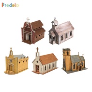 predolo 1:72 Scale Architecture Building Model Kits Parent Child Interaction Architecture Scene Mode