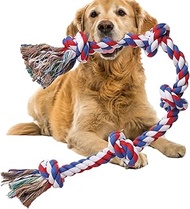 XIGOU Dog Rope Toys for Large Dogs Aggressive Chewers, Dog Chew Toys for Large Breed Indestructible,