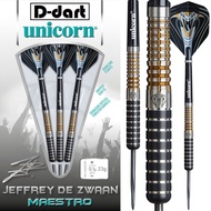 UNICORN STEEL TIP DARTS - 23G MAESTRO JEFFREY DE ZWAAN PHASE 3 90% TUNGSTEN DART SET ORIGINAL