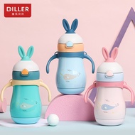 DILLER Cute Rabbit Stainless Steel 316 Thermos 260ml 兔耳保温学习杯